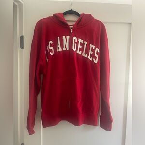 Reflex Red Los Angeles Hoodie Size L GUC